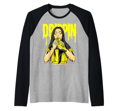 Boss Babe Streetwear im Drippin-Stil für hübsche Mädchen Raglan von Urban Empyre