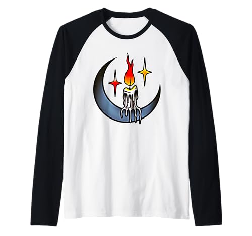 Halbmond Kerze Sterne Raglan von Urban Empyre