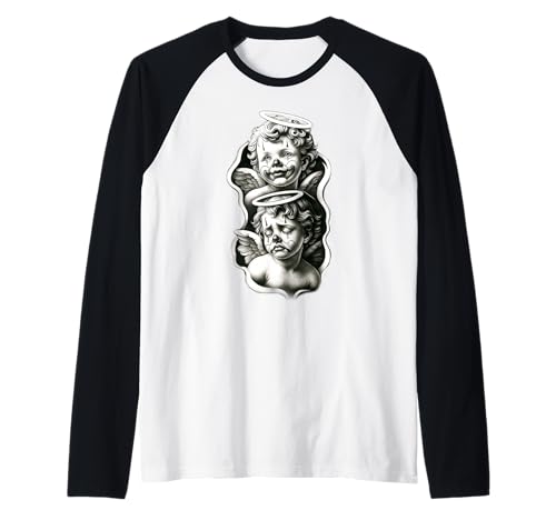 Lächle jetzt weine später Baby Angel Cherubs Raglan von Urban Empyre