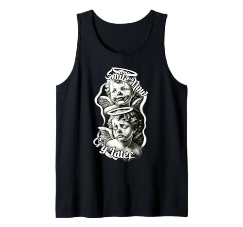 Lächle jetzt weine später Chicano Angel Baby Cherubs Tank Top von Urban Empyre