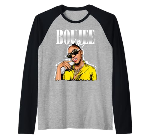 Schwarzes Mädchen Boujee Boss Babe Raglan von Urban Empyre