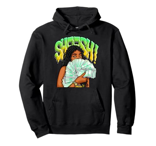 Streetwear aus Sheesh von Girl Boss Babe Money Stack Pullover Hoodie von Urban Empyre