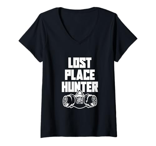 Damen Lost Place Hunter Shirt Exploration Abandoned Orte Urbex T-Shirt mit V-Ausschnitt Damen Lost Place Hunter Shirt Exploration Abandoned Orte Urbex T-Shirt mit V-Ausschnitt von Urban Exploration Abenteuer Verlassene Orte