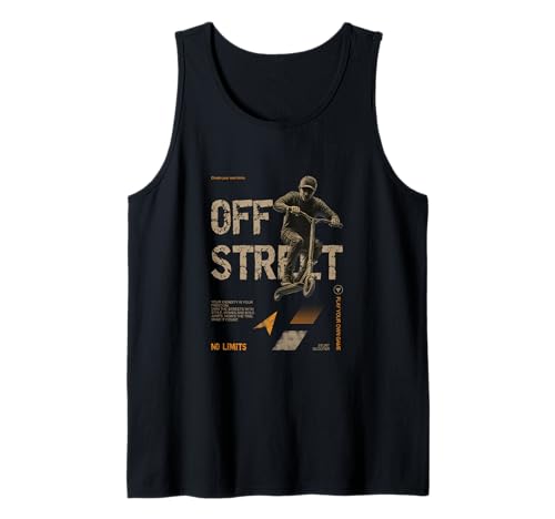 Herren Stuntscooter Street Style - Stunt Scooter Freestyle Tank Top von Urban Freestyle Scooter Tricks Stunt Street Sport