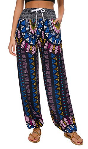 Urban GoCo Damen Haremshose Boho Hippie Hose (Small, 18) von Urban GoCo