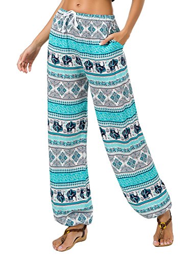 Urban GoCo Damen Haremshose Boho Hippie Hose (X-Large, 13) von Urban GoCo