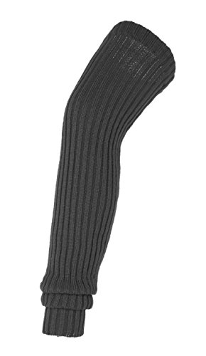 Urban GoCo Damen Stulpen Overknee Strick Beinwärmer (Dunkelgrau) von Urban GoCo