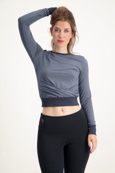 Urban Goddess Langarm Yoga Crop Top Lakshmi von Urban Goddess