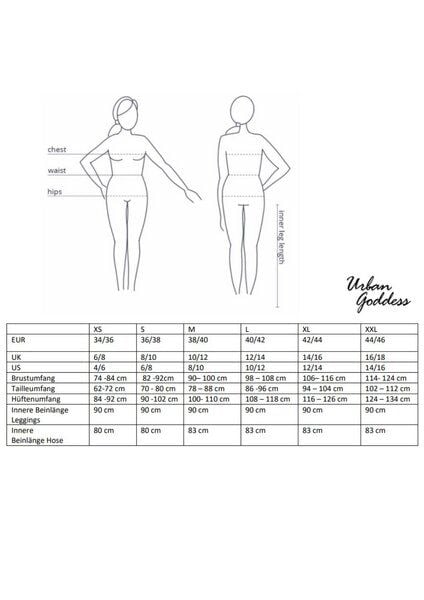 Urban Goddess Weite Yoga Haremshose Jaya mit Bambus viskose von Urban Goddess