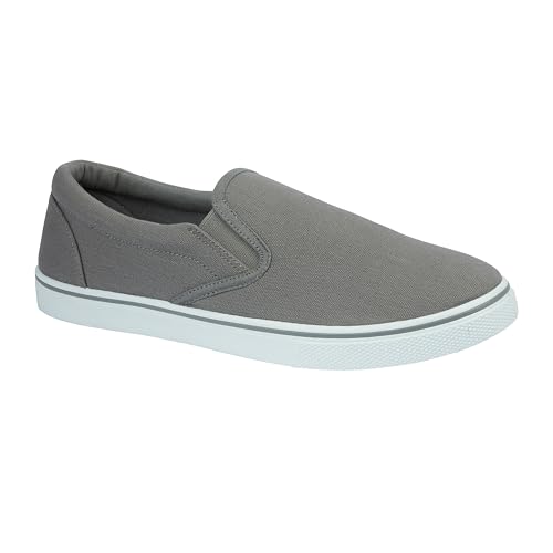 Urban Jacks Herren-Espadrilles aus Segeltuch, Netzstoff, zum Reinschlüpfen, lässig, niedrig, Größe 40-47, grau, 45 EU Urban Jacks Herren-Espadrilles aus Segeltuch, Netzstoff, zum Reinschlüpfen, lässig, niedrig, Größe 40-47, grau, 45 EU von Urban Jacks