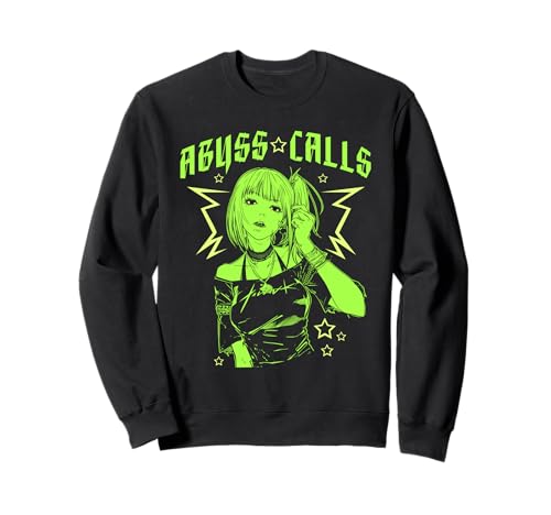 Abyss Calls - Japanisches Streetwear-Anime-Mädchen Sweatshirt von Urban Japan Style