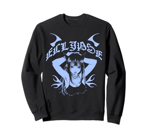 Eclipse - Japanisches Streetwear-Anime-Mädchen Sweatshirt von Urban Japan Style