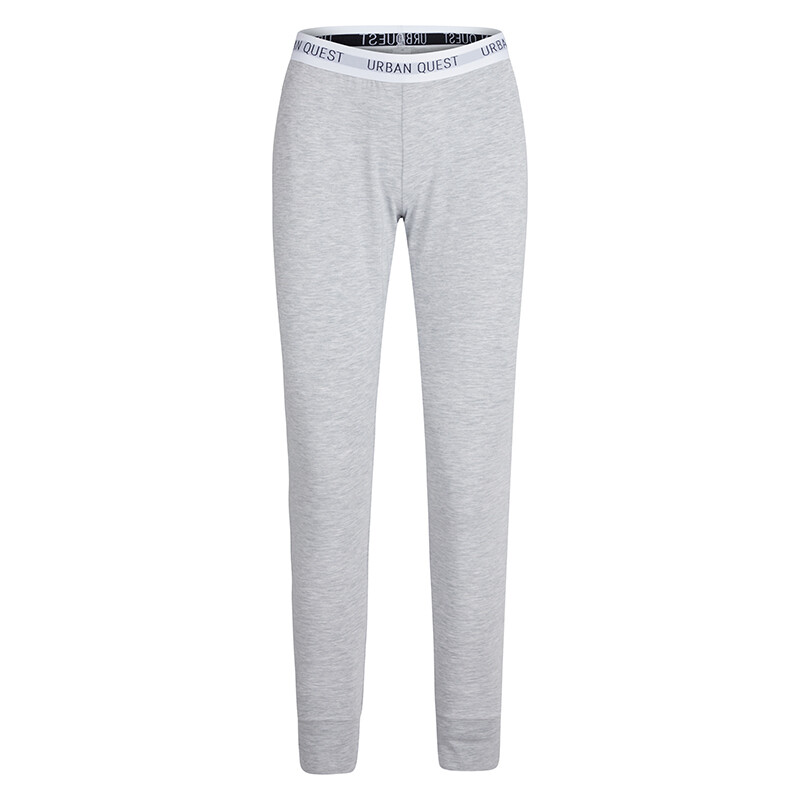 Urban Quest Bamboo Women Sweat Leggings, Farbe: Grau, Größe: S, Damen von Urban Quest