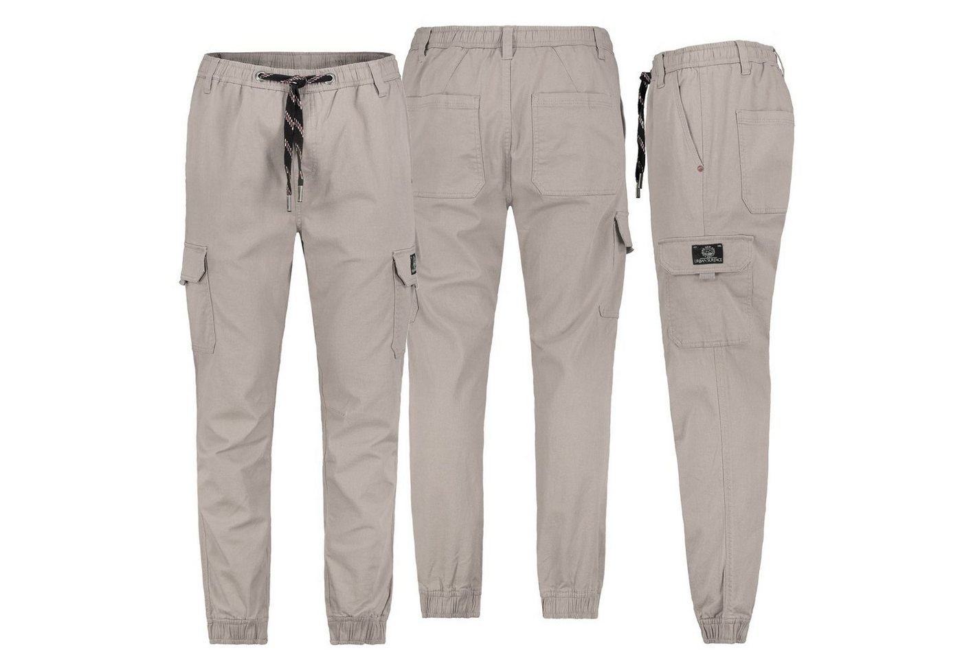 Urban Surface Cargohose Urban Surface Herren Cargo Hose Regular Freizeithose Baumwolle von Urban Surface