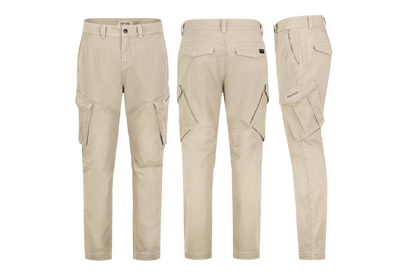 Urban Surface Cargohose Urban Surface Herren Cargo Hose Regular Freizeithose Cargohose von Urban Surface