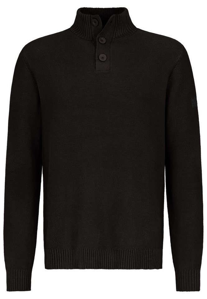 Urban Surface Strickpullover Eleganter Strick mit Knopfdetails (1-tlg) H96028AI90909_L/S Knit von Urban Surface