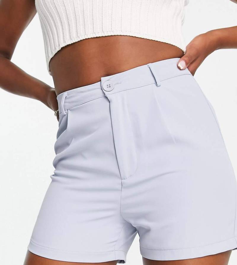 Urban Threads Tall - Elegante Shorts in Blau mit hohem Bund, Kombiteil von Urban Threads Tall