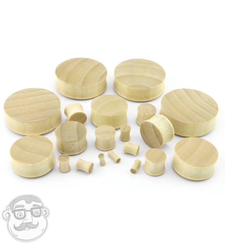 Krokodil Holz Plugs Größen/Gauges | 8 Gauge - 1 & 1/2" Zoll von UrbanBodyJewelry