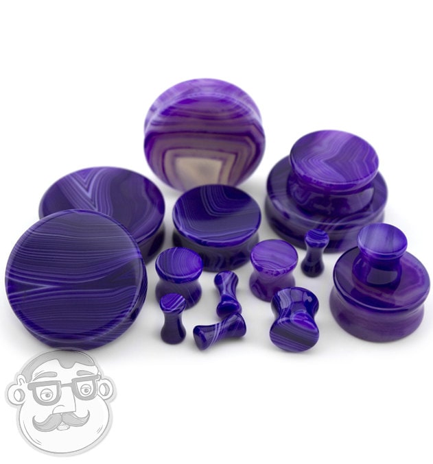 Line Achat Stein Plugs von UrbanBodyJewelry