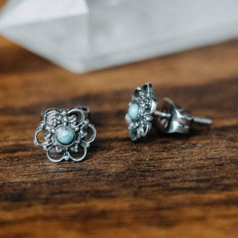 Ohrstecker Parijat Silber von UrbanBohoCraft