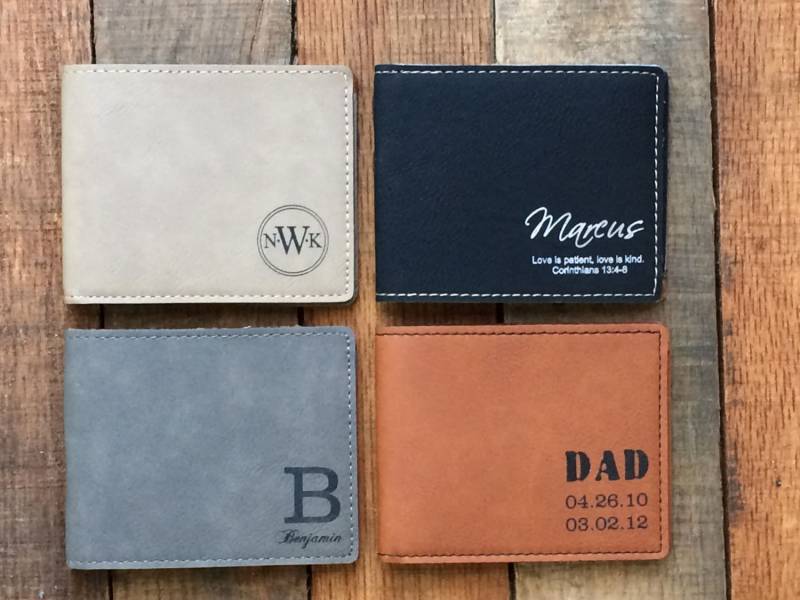 Personalisiertes Portemonnaie, Vater Der Braut, Des Bräutigams, Geschenk, Monogramm Portemonnaie von UrbanFarmhouseTampa