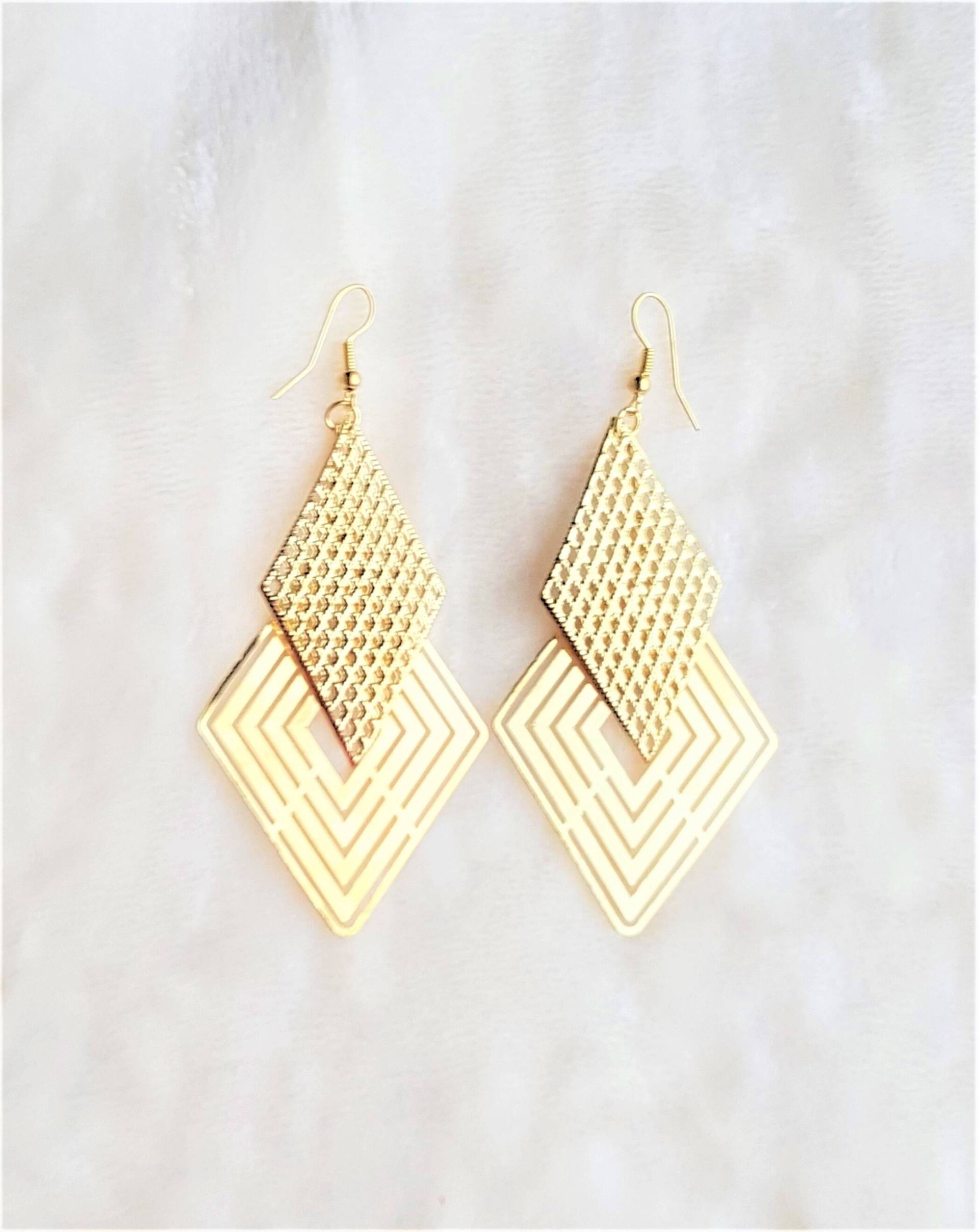 Mode Ohrringe Gold Silber Trendige Party Tragen Leichte Von Urbanflair Mode Ohrringe Gold Silber Trendige Party Tragen Leichte Von Urbanflair von UrbanFlairUS