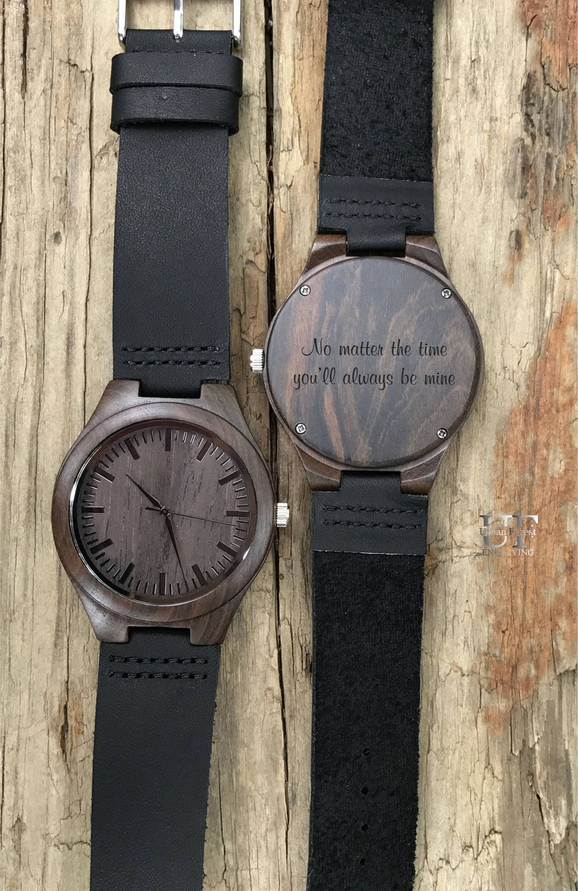 Mann Jubiläum Geschenk Für Ihn, Herrenuhr Personalisierte Freund Männer Gravierte 5 Jahre Jubiläumsgeschenke Mann Jubiläum Geschenk Für Ihn, Herrenuhr Personalisierte Freund Männer Gravierte 5 Jahre Jubiläumsgeschenke von UrbanForestEngraving