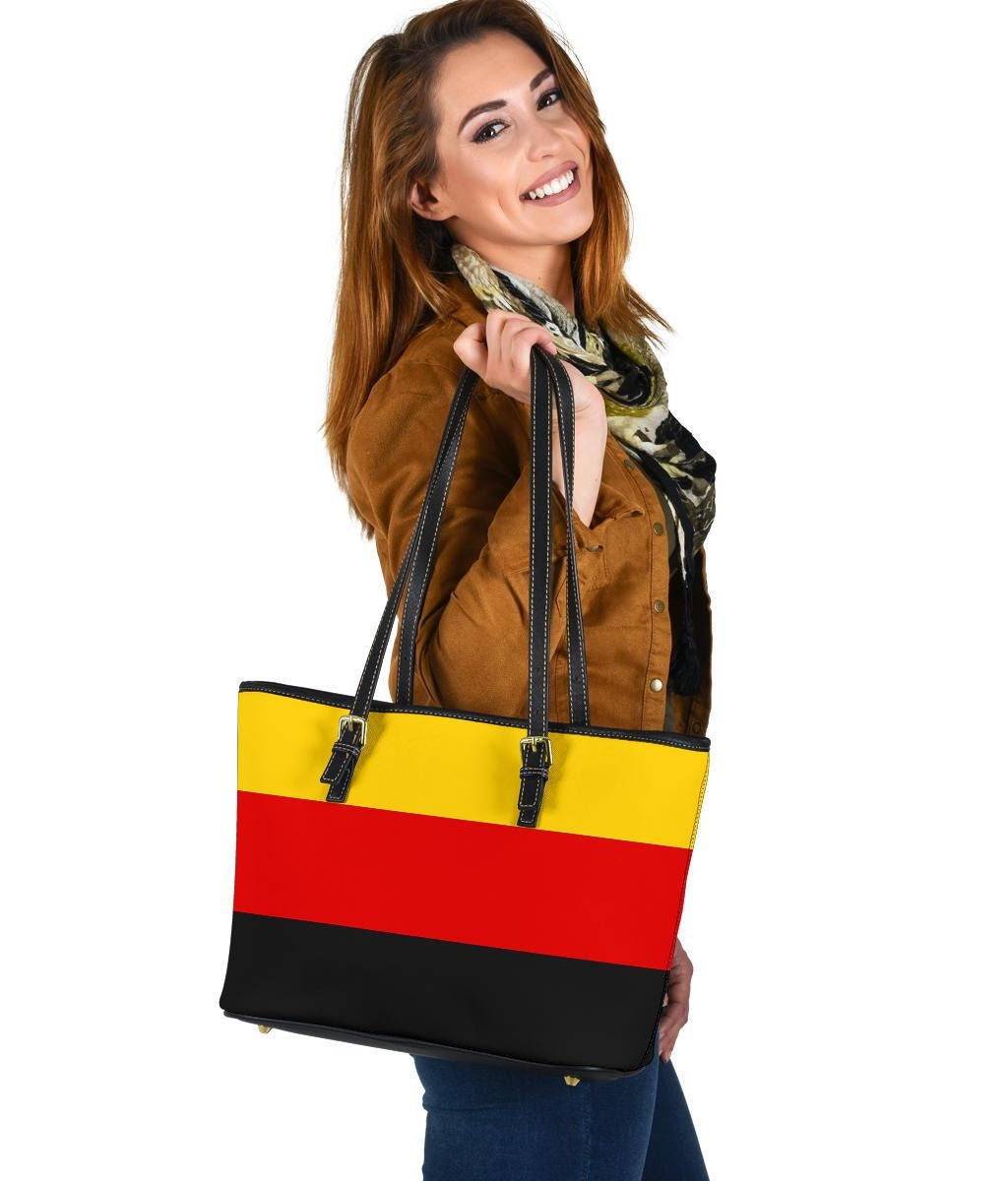 Germany Flagge Handtasche Schulter Leder Doppelseitiger Druck Für Sie von UrbanGiftStore