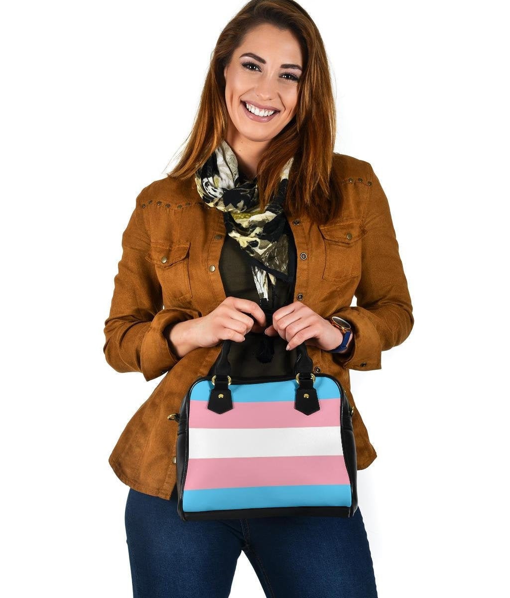 Transgender Handtasche Schulterleder Doppelseitiger Druck Für Sie von UrbanGiftStore