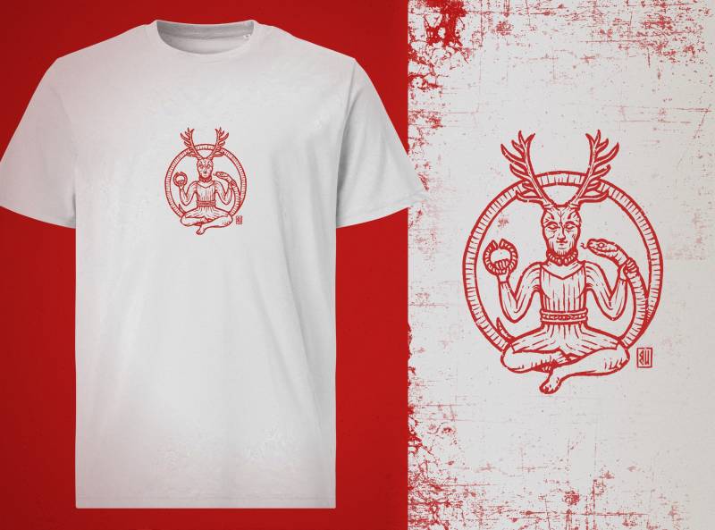 Cernunnos T-Shirt von UrbanMysticArt