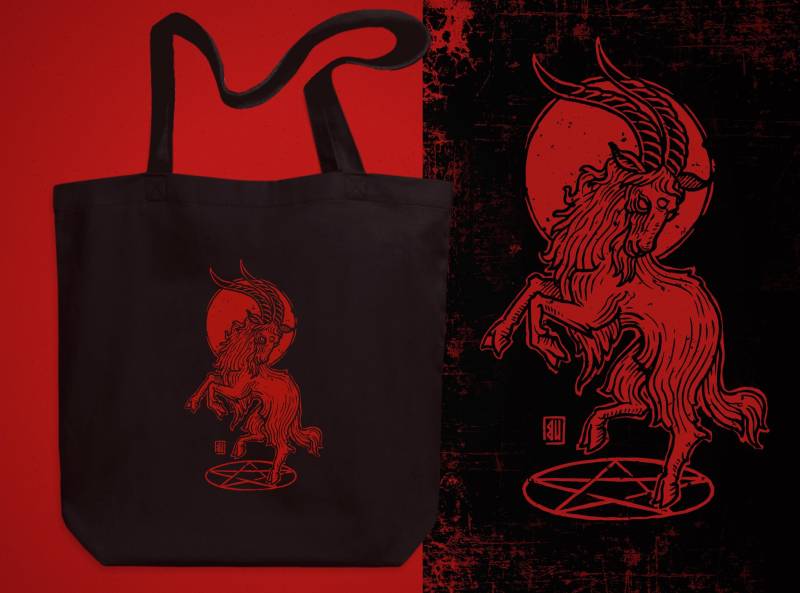 Dancing Goat Tote Bag Dancing Goat Tote Bag von UrbanMysticArt