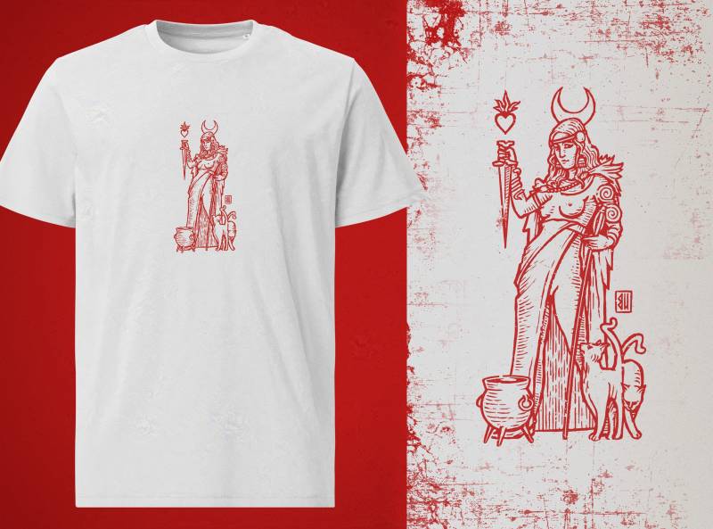 Freyja T-Shirt von UrbanMysticArt