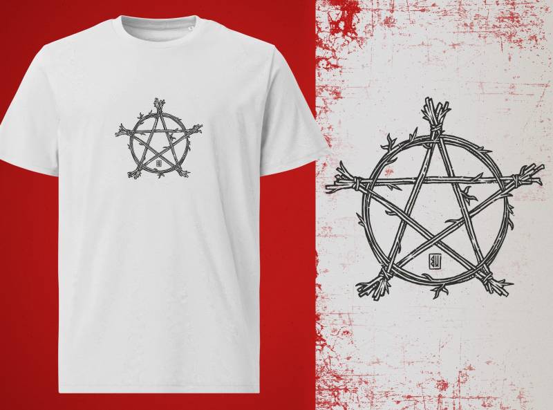 Pentagramm T-Shirt | Black Print von UrbanMysticArt