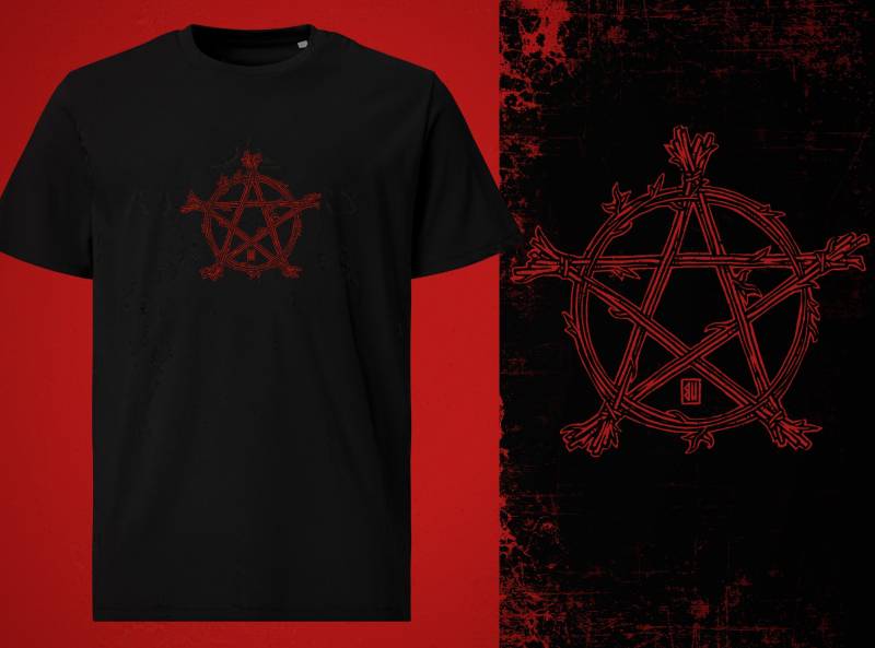 Pentagramm T-Shirt von UrbanMysticArt