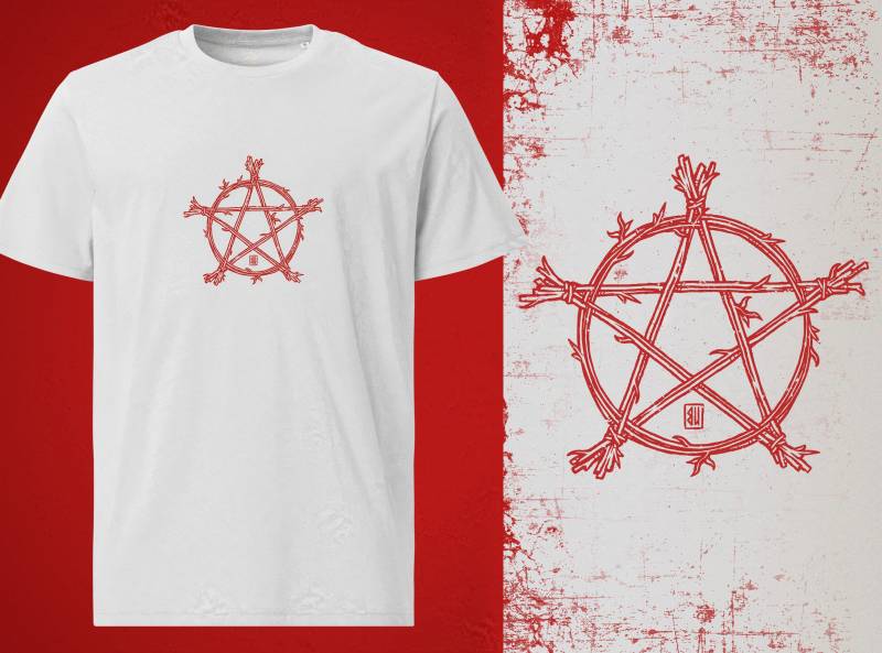 Pentagramm T-Shirt von UrbanMysticArt