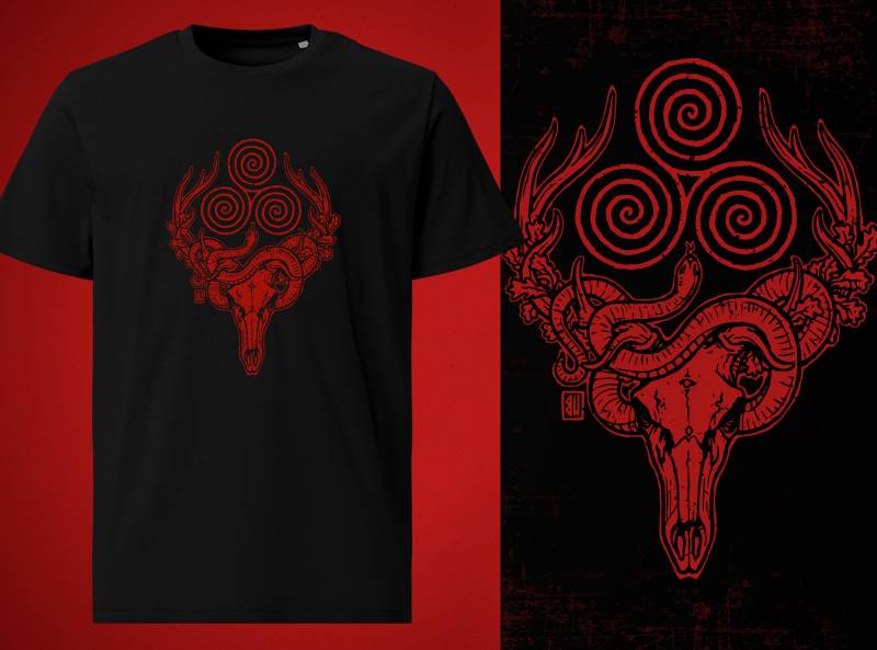 The Antlered Crown T-Shirt von UrbanMysticArt