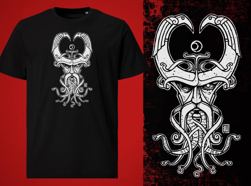 Wotan Mask T-Shirt von UrbanMysticArt