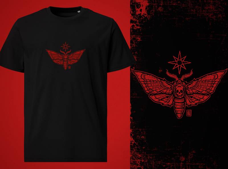 star Moth T-Shirt von UrbanMysticArt