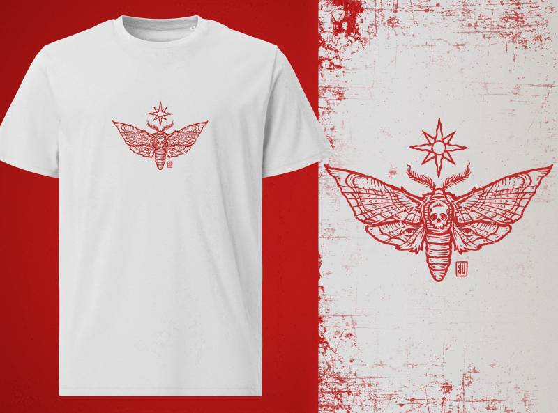star Moth T-Shirt von UrbanMysticArt