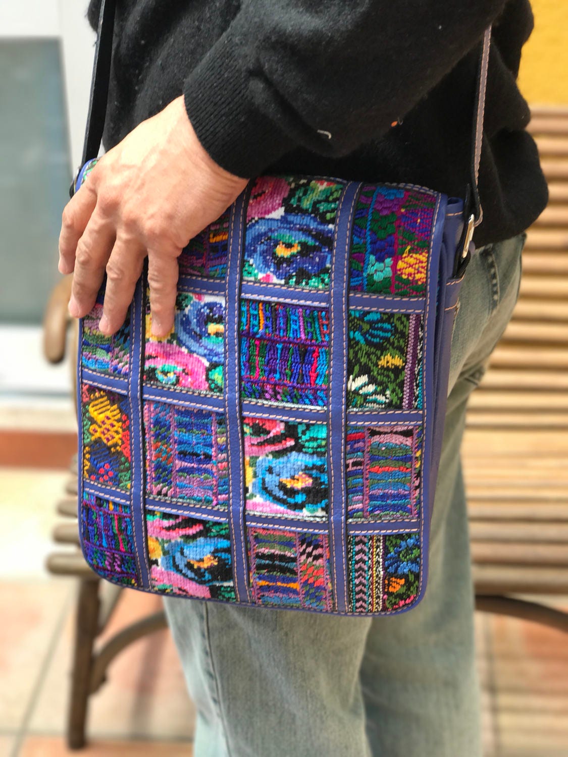 Leder Crossbody Bag Ideal Für Ipad Und Ipad Dokumente Reisen. Die Größe Ist 12 1/2 Hoch X 10 Zoll Breit von UrbanPath