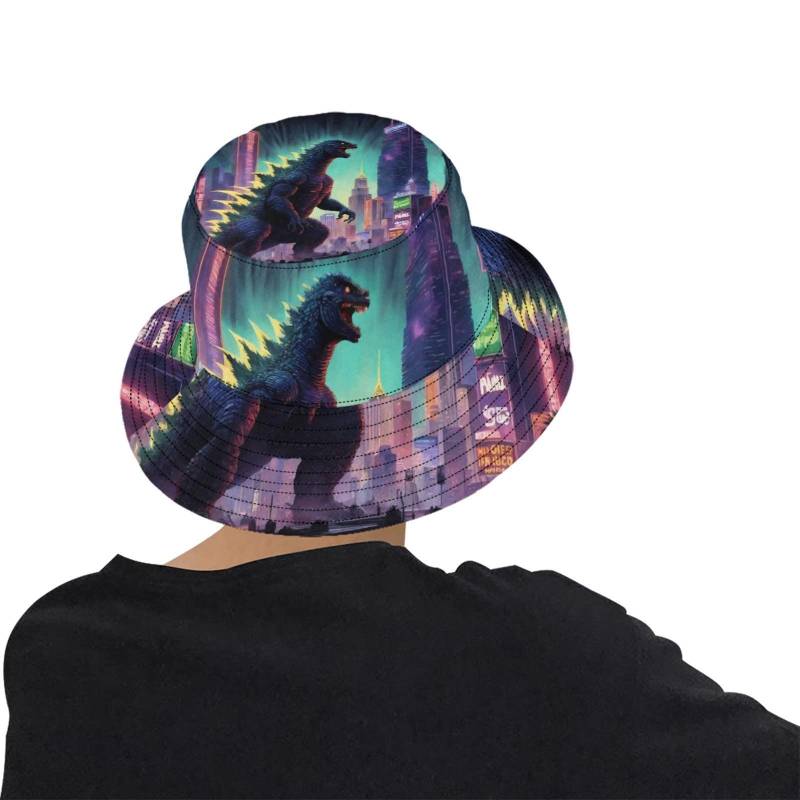 Anglerhut Godzilla Hat Gojira Kaiju von UrbanShopEU