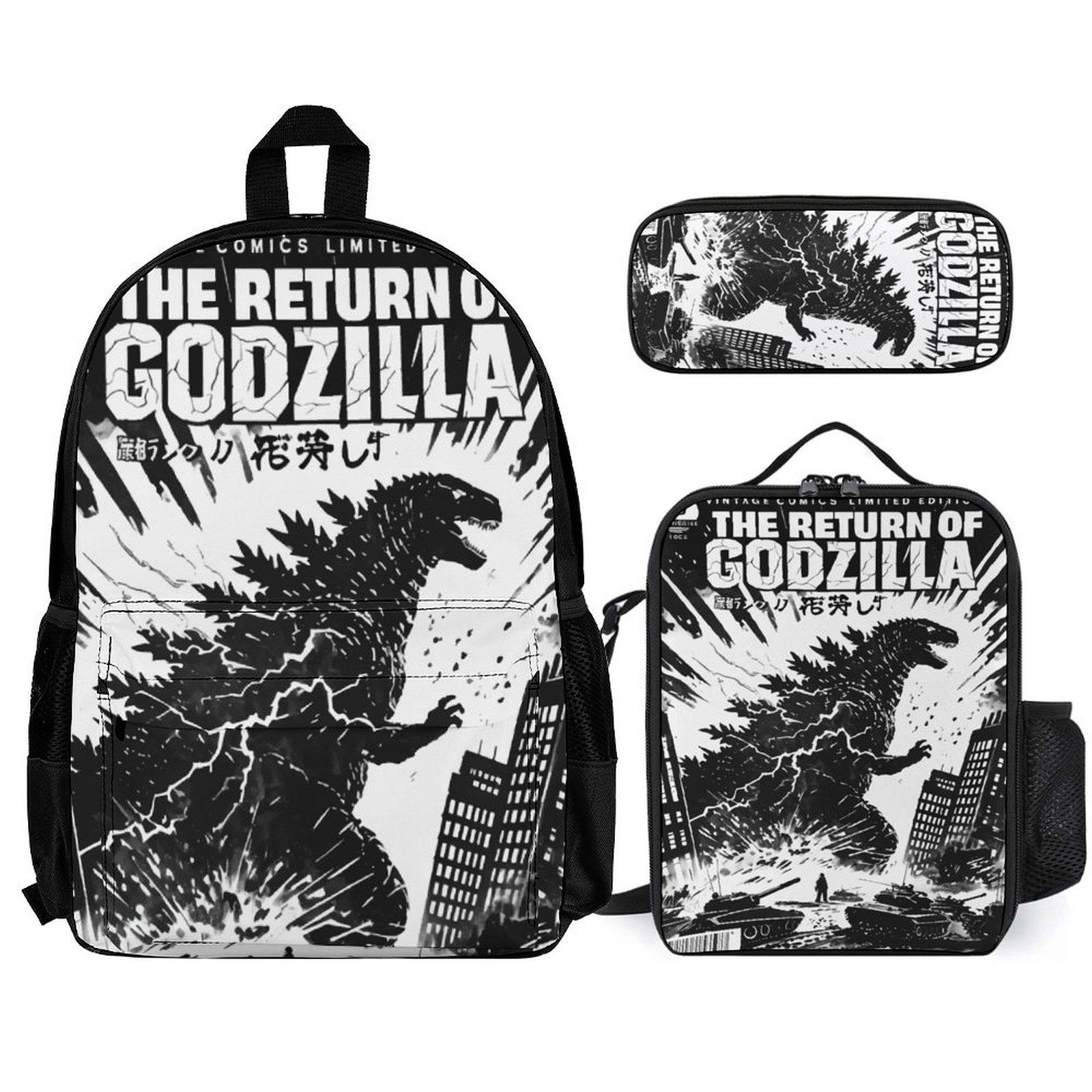 Backpack Set Godzilla Retro Gojira von UrbanShopEU