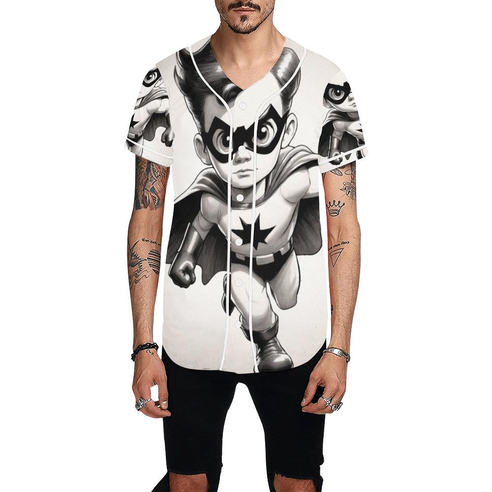 Basketball Jersey Men Comics Shirt Cartoon Hero Tshirt Art Supehero von UrbanShopEU