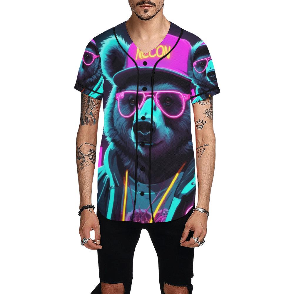 Basketball Jersey Men Gangsta Bear Gangster von UrbanShopEU