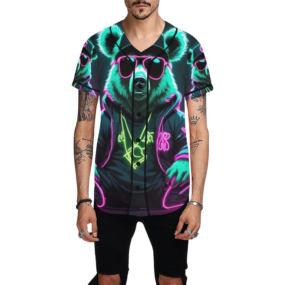 Basketball Jersey Men Gangsta Bear von UrbanShopEU