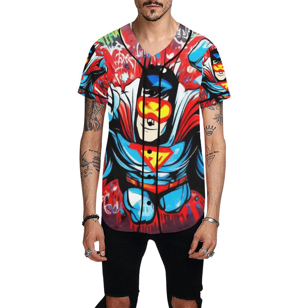 Basketball Jersey Men Supehero Comics Cartoon Hero Tshirt von UrbanShopEU