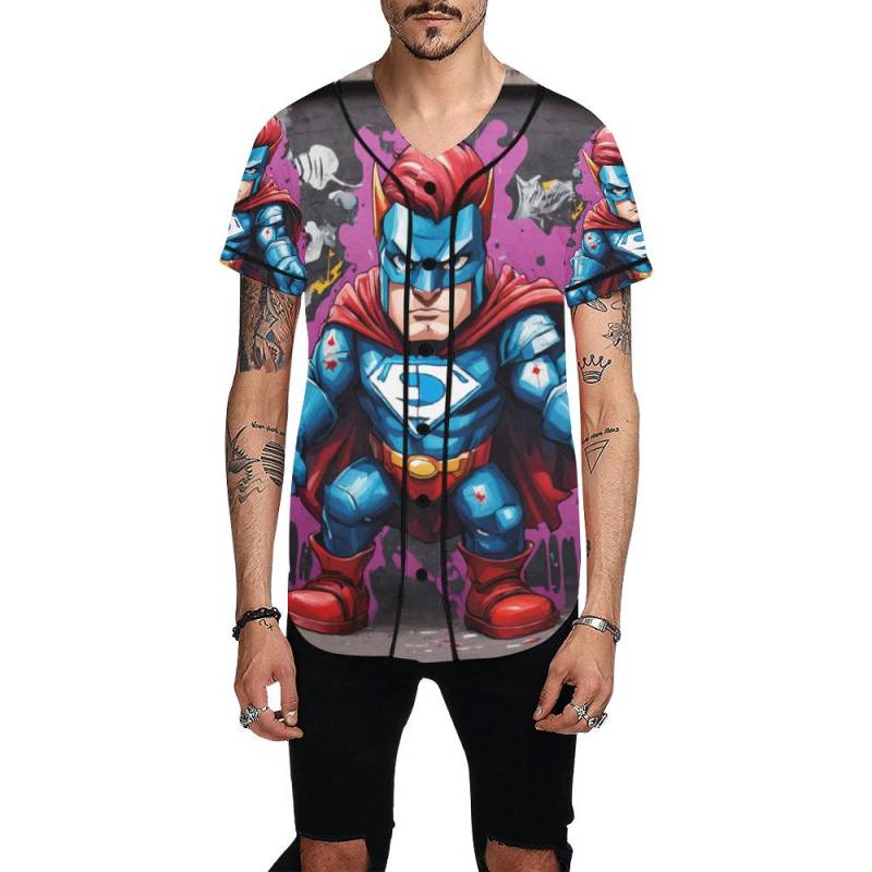 Basketball Jersey Men Supehero Comics Cartoon von UrbanShopEU