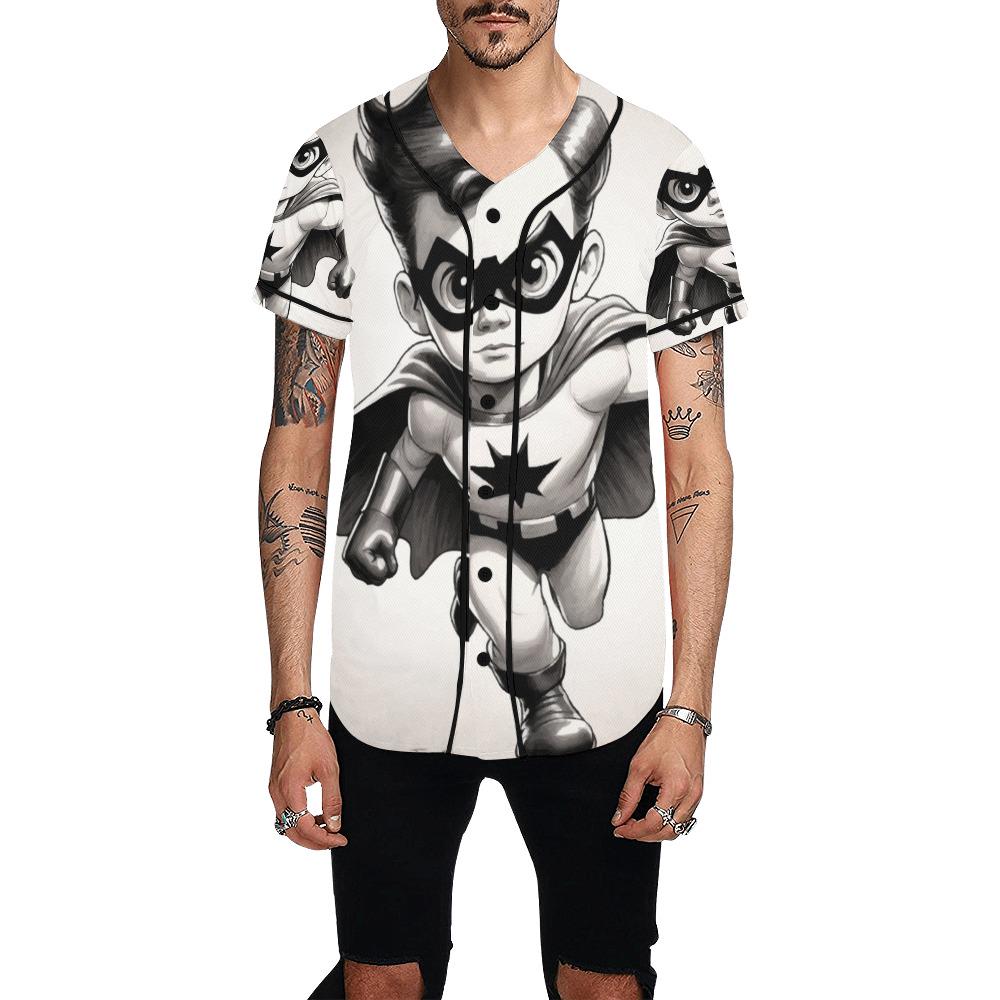 Basketball Jersey Men Supehero Comics Shirt Cartoon Hero Tshirt Art von UrbanShopEU