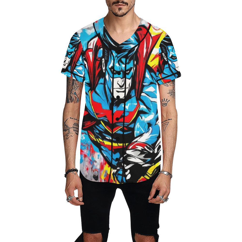 Basketball Jersey Men Supehero Comics Shirt Cartoon Hero Tshirt von UrbanShopEU