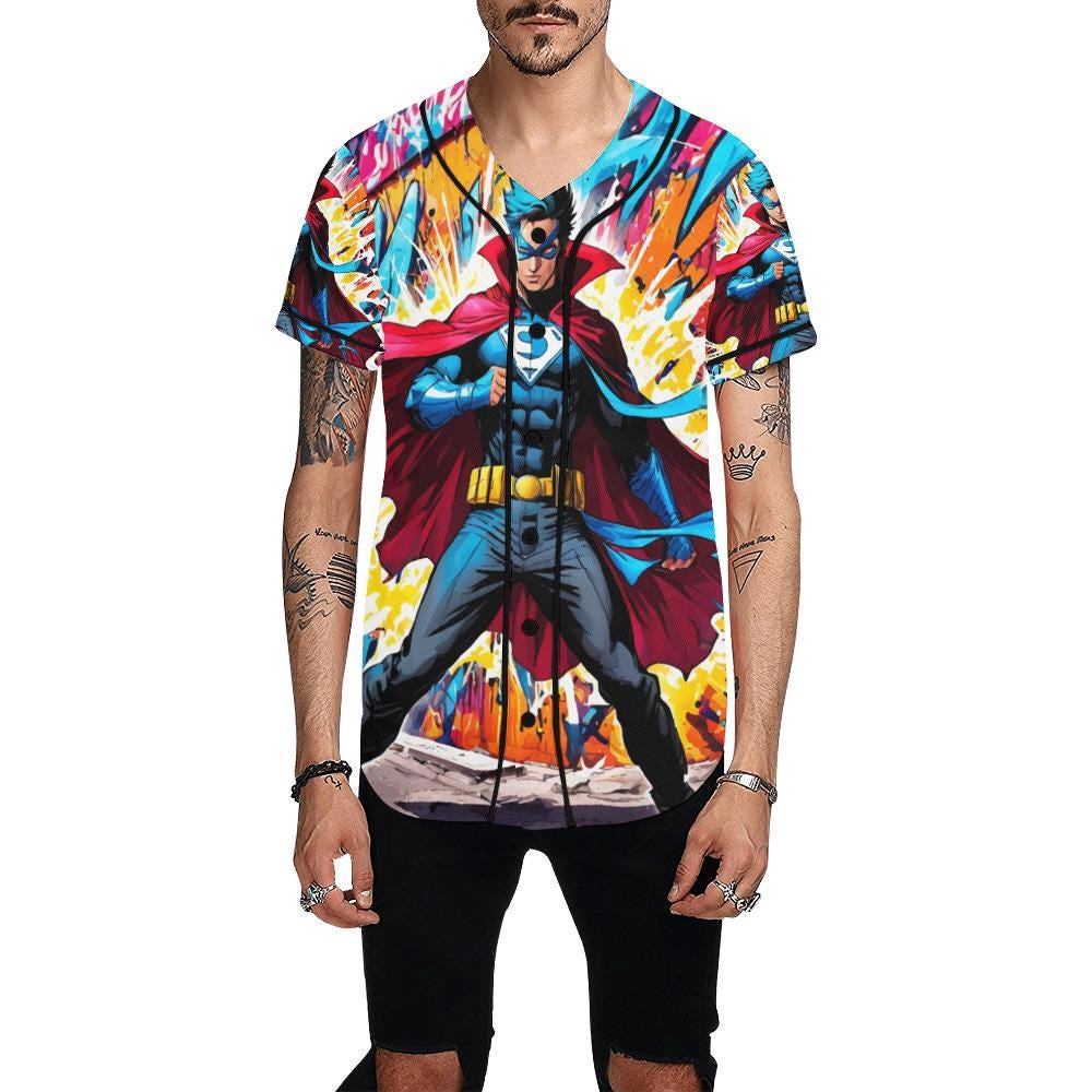 Basketball Jersey Men Supehero Comics von UrbanShopEU